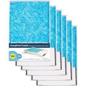 PetSafe ScoopFree Crystal Disposable Litter Tray, Fresh Scent, 6Pack