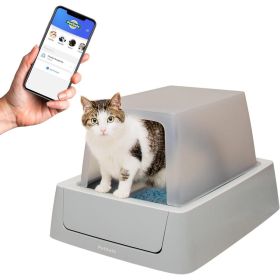 PetSafe ScoopFree Crystal Smart Front Entry Self Cleaning Litter Box