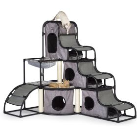 Prevue Pet Products Catville Tower   Gray Print