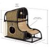 Catville Loft Kitty Condo with Leopard Print by Prevue Pet Products