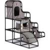 Catville Tower Kitty Condo by Prevue Pet Products in Gray Print
