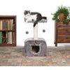 Kitty Power Paws Shag Hideaway Cat Condo by Prevue Pet Products