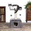 Kitty Power Paws Shag Hideaway Cat Condo by Prevue Pet Products