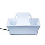 Pagoda White Ceramic Cat Water Fountain by PetSafe