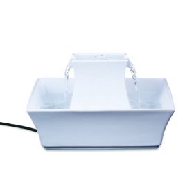 PetSafe White Pagoda Ceramic Fountain   PWW00 13907