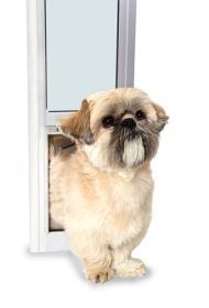 Patio Panel Pet Door by PetSafe (Option: Small/White)